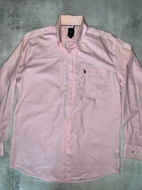 U.S. Polo Assn. Men's Solid Long Sleeve Button-Down Shirt